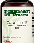 Standard Process Cataplex B - Whole Food Formula with Niacin, Vitamin B6, Thiamine, and Inositol for Heart Health, Metabolism, and Cholesterol Maintenance - 360 Tablets