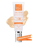Suntegrity Tinted 5 in 1 Mineral Sunscreen for Face (SPF 30-2 oz) - Light | BB Cream Moisturizer with Physical UVA/UVB Broad Spectrum Protection | Safe for Sensitive Skin