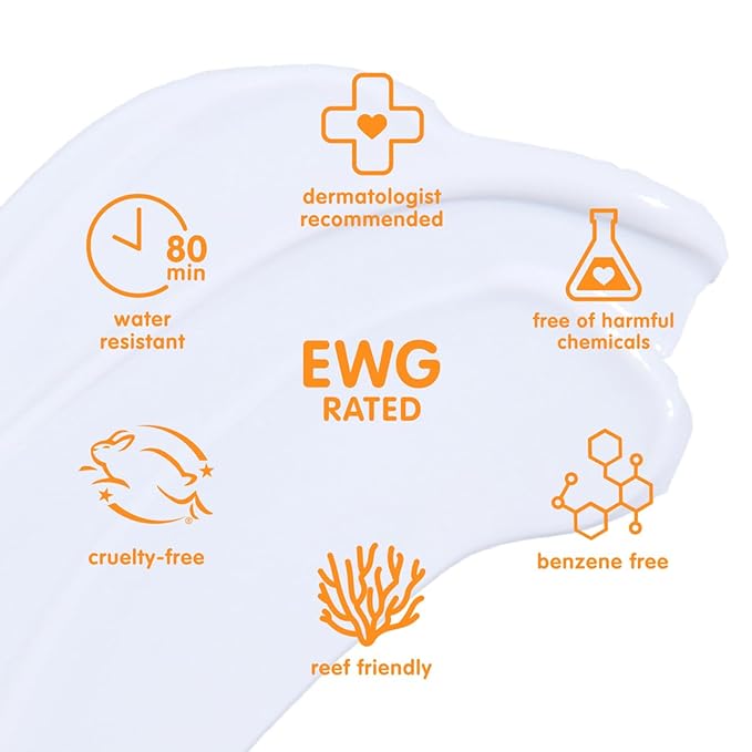 Thinksport Mineral Sunscreen, SPF 50 Clear Zinc Oxide Sunscreen, 6 Fl Oz, Water Resistant Reef Safe Sunscreen, Vegan Broad Spectrum UVA/UVB Sun Screen