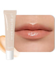 Summer Hydrating Lip Butter Balms Lip Gloss,Natural Vegan Lip Balm Tinted for Instant Moisture,Shine,Hydration Sheer-Tinted,Soothes & Softens Dry Lips,Bálsamo labial hidratante 01#Vanilla (0.5 Fl Oz)