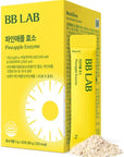 BB LAB Pineapple Enzyme Supplement, Natural Digestive Enzymes with α-Amylase, Protease, Bromelain, Korea Formula, Supports Carb & Protein Breakdown