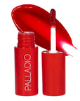 Palladio Jelly Tint, Liquid Stain for Cheeks & Lips, Vivid Color Lip Stain, Lightweight Non-Sticky and Transfer-proof, Natural Finish Makeup, Cherry Rose