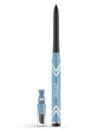 PrimeEyes Glide Eyeliner for Mature Women – Water-Resistant, Long-Stay and Mess-Proof – Gel Cream Texture, Discreet Sharpener and Effective Smudger (Black)