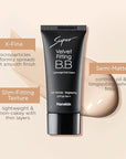 Hanskin Super Velvet Fitting BB Cream, Full Coverage (30 g)] 06 oz
