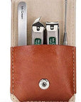 4Pcs Set, Stainless Steel Manicure Pedicure Set, Medical Grade Grooming Kit with Travel Case Gift Box for Man & Woman
