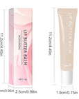 Summer Hydrating Lip Butter Balms Lip Gloss,Natural Vegan Lip Balm Tinted for Instant Moisture,Shine,Hydration Sheer-Tinted,Soothes & Softens Dry Lips,Bálsamo labial hidratante 01#Vanilla (0.5 Fl Oz)