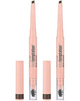 Maybelline Total Temptation Eyebrow Definer Pencil, Deep Brown, 2 Count