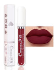 evpct 1Pcs Plum Red Liquid Matte Lipstick Lipgloss Set for Women, labiales mate 24 horas originales matte larga duracion 24 Hour Lipstick Lip Stains Long Lasting Waterproof 24, 06#