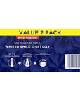 Crest 3D White Advanced Teeth Whitening Toothpaste, Radiant Mint, 3.3 oz, Pack of 2