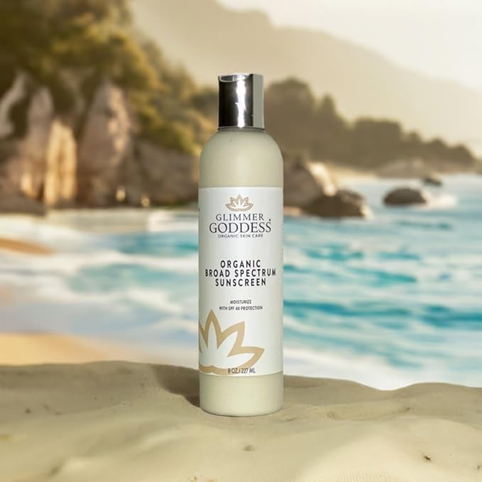 Glimmer Goddess Glow Organic Shimmer Sunscreen