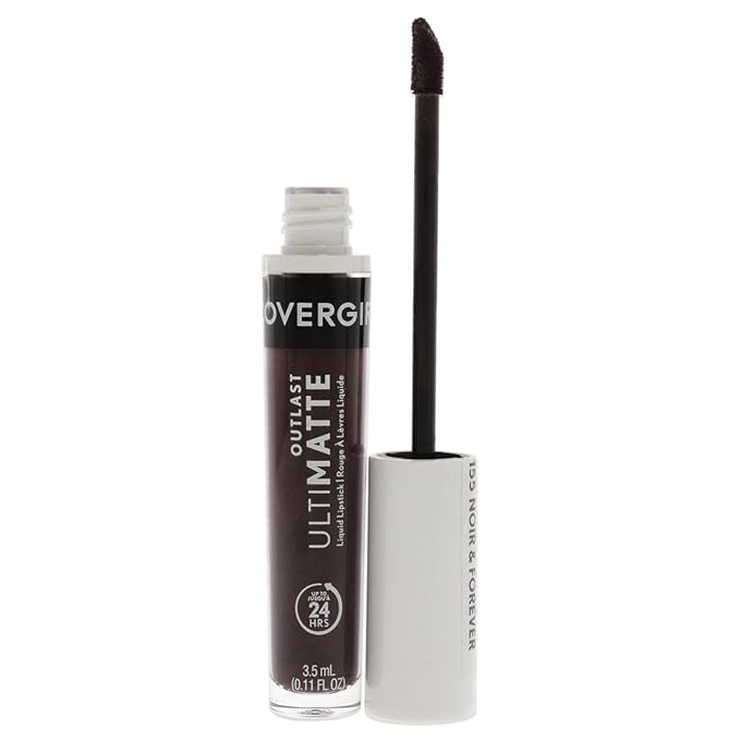 Covergirl Outlast UltiMatte One Step Liquid Lip Color, Noir & Forever, 0.12 Fl Oz