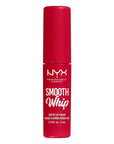 NYX PROFESSIONAL MAKEUP Smooth Whip Matte Lip Cream, Long Lasting, Moisturizing, Vegan Liquid Lipstick - Cherry Crème (Classic Red)
