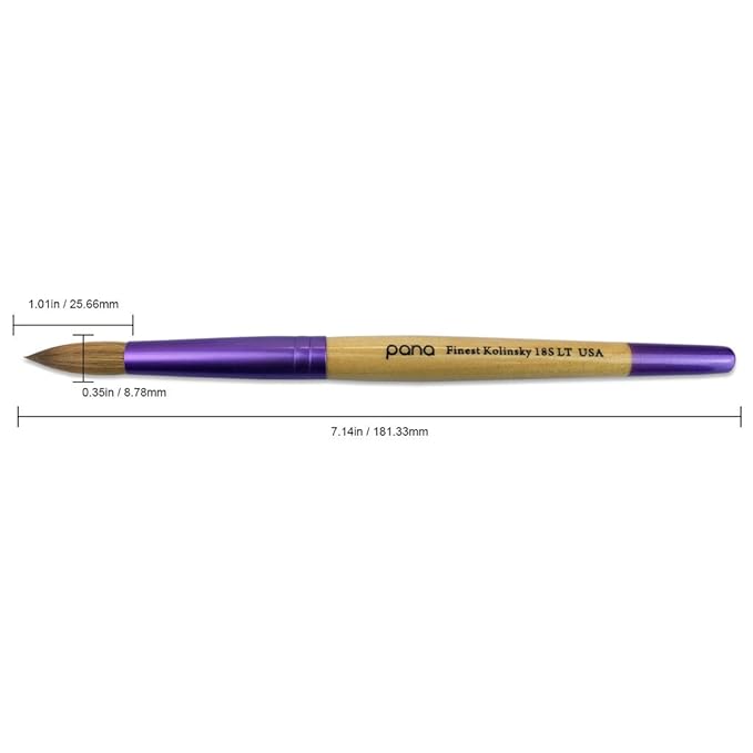 Pana usa acrylic nail brush100%