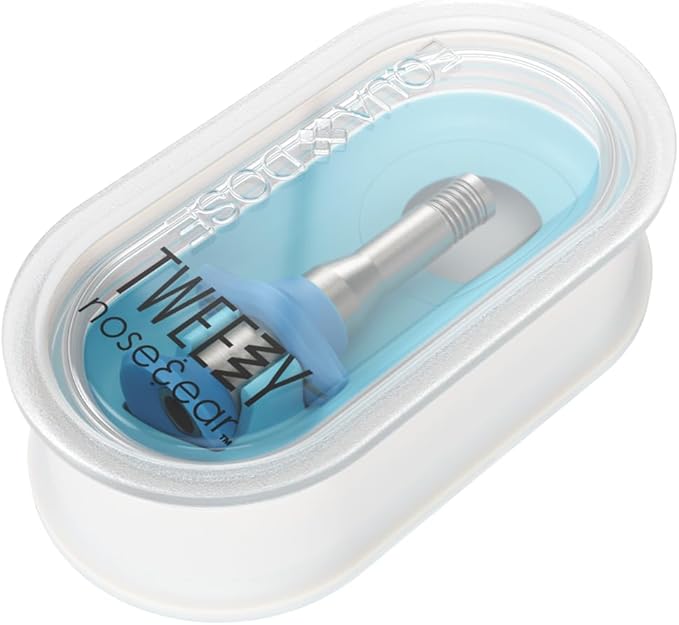 EQUADOSE Tweezy Nose & Ear Hair Remover for Men & Women, Precision Grooming Tool for Pain-Free Hair Removal, Alternative to Trimmers and Waxing Kits, Formerly Pluck, Easy and Effective Solution