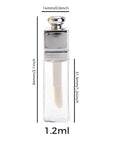 Empty Lip Gloss Tubes Containers Clear Refillable Lip Balm Bottles Transparent Mini Lipstick Containers for DIY Makeup Lip Gloss Makeup