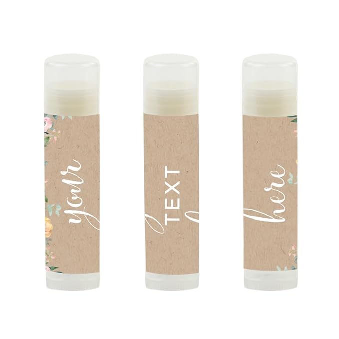 Andaz Press Personalized Lip Balm Party Garden