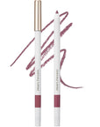 Heart Percent Dote On Mood Lip Pencil Slim, Defines and Fills Creamy Lip Liner Retractable Lipstick Pencil with Built-In Sharpener, M1. Mauvish Mood