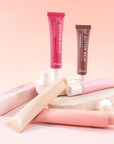 Summer Hydrating Lip Butter Balms Lip Gloss,Natural Vegan Lip Balm Tinted for Instant Moisture,Shine,Hydration Sheer-Tinted,Soothes & Softens Dry Lips,Bálsamo labial hidratante 01#Vanilla (0.5 Fl Oz)
