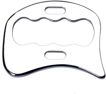 Stainless Steel Gua Sha Scraping Massage Tool-Muscle Scraper - Soft Tissue Mobilization,Physical Therapy for Back, Legs, Arms (Large)