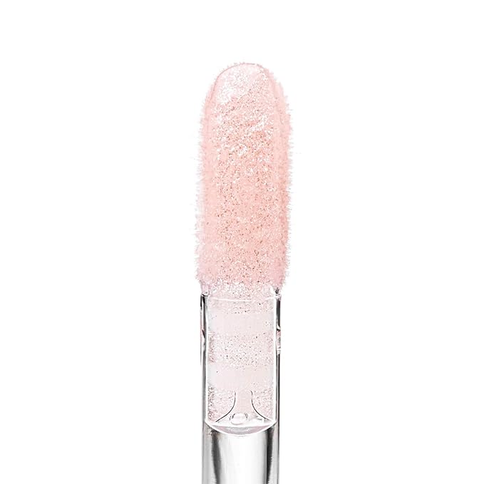 Palladio Lip Glaze Serum, Hydrating Lip Gloss with Peptides & Hyaluronic Acid for Plump, Smooth, and Nourished Lips – Vegan, High-Shine, Non-Sticky Finish (Rose Sorbet)