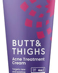 Butt Acne Clearing Treatment Cream - Reduce Bum Acne, Pimples & Zits - Clearing Acne Lotion for Buttocks - 2% Salicylic Acid for Acne Prone Skin (4oz) Made in USA.