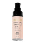 Milani Conceal + Perfect 2-in-1 Foundation + Concealer - Cream (1 Fl. Oz.) Liquid Foundation - Cover Under-Eye Circles, Blemishes & Skin Discoloration for a Flawless Complexion