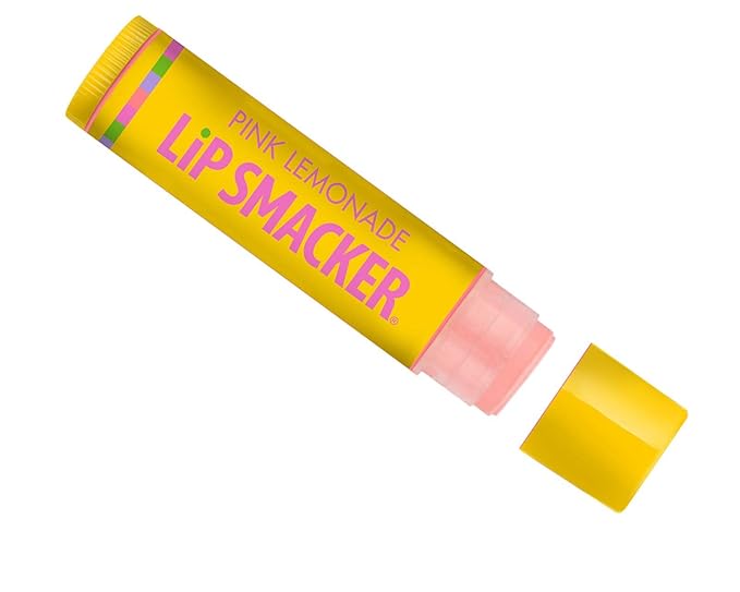 Lip Smacker Flavored Lip Balm, Flavored Moisturizing, Smoothing Soft Shine, Hydrating & Protecting Fun Tasty Flavors, Cruelty-Free & Vegan - Pink Lemonade