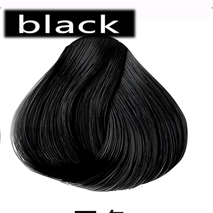 Black Hair Dye Shampoo Permanent YIZHONG Hair Color For 100% Gray Coverage Women Men 3 In2 Easy Comb Dyeing (black)