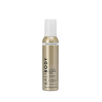 Bali Body 1-Hour Express Self Tanner Foam – Dark Shade, Fast-Drying, Streak-Free, Lightweight Formula for a Natural, Flawless Tan – Self Tan, Fake Tan, Vegan & Cruelty-Free (127 ml/4.05 fl oz)
