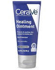 CeraVe Healing Ointment, Hydrating Skin Protectant With Petrolatum, Hyaluronic Acid & Ceramides, Face & Body Skin Barrier Repair For Cracked, Chafed, Dry Skin, Fragrance Free & Lanolin Free, 3 Oz