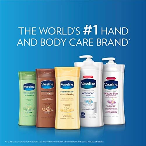 Vaseline Aloe Soothe Spray 2-Pack – Non-Greasy, Fast-Absorbing All-Over Soothing Moisturizer for Dry Skin, 6.5 Oz Ea