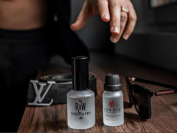 RawChemistry for Him Set - A Pheromone Infused Cologne Gift Set - Bold, Extra Strength Formula…