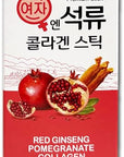 Korean Beauty Baekje Geumsan Women's Pomegranate Collagen Jelly Stick 5.1oz / 6 Count (1 Pack)