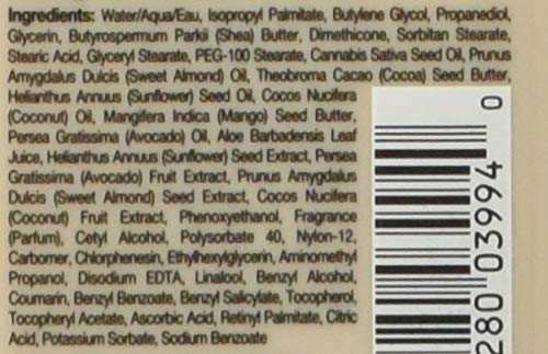 Hempz Smoothing Herbal Body Moisturizer, Koa & Sweet Almond, 2.25 oz - Lightweight Lotion with Hemp Seed Oil & Shea Butter, Vegan for Dry Skin
