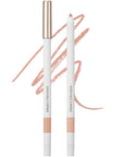 Heart Percent Dote On Mood Lip Pencil Slim, Defines and Fills Creamy Lip Liner Retractable Lipstick Pencil with Built-In Sharpener, 20. Salmon Beige