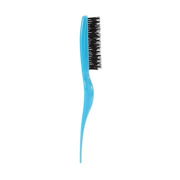 Cricket Amped Up Teasing Hair Brush - Adds Major Volume and Shine, Heat Resistant, Ideal for Slick Back, Updos, and Detangling All Hair Types, with Ergonomic Handle and Sectioning Tip, Aqua