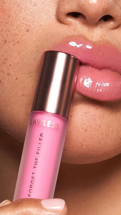 Women's Forget The Filler Lip Plumper Line Gloss, Daisy Pink, 0.11 Fl Oz (Pack of 1)