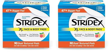 Stridex xl face body pads,