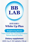 BB LAB White Up Plus Advanced Supplement for Skin Support, Korean Glutathione, L-Cystine, Vitamin C, Dark Spots & Acne Skin