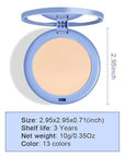 Oil Control Matte Perfection Face Pressed Powder, Matte Natural Beige) 0.35Oz