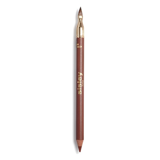 Sisley Paris Phyto-Levres Perfect, 6 Chocolat - Firm, Gentle, Easy-Glide Lip Pencil - Nourishes, Hydrates & Comforts Lips - Long-Wear Formula - Includes Brush & Sharpener