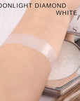 evpct Pearl White Silver Face Highlighter Makeup Shimmer