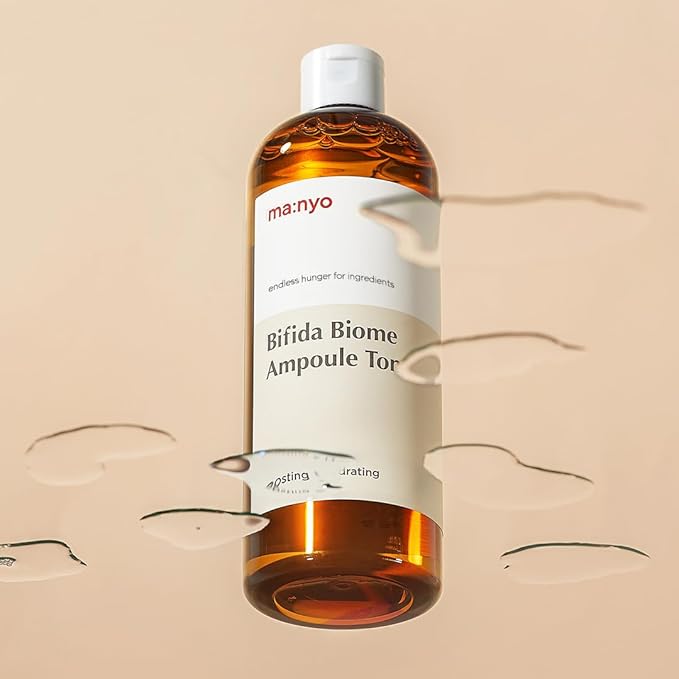 MANYO FACTORY Bifida Biome Ampoule Toner 13.5 fl oz (400ml) Moisturizing Toner for Face, 5-types-of Hyaluronic Acid, Daily Firmness, Korean Skincare for Women and Men