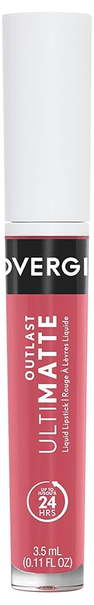 COVERGIRL Outlast UltiMatte One Step Liquid Lip Color, Beso Rosa