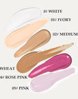12ML Eyeshadow Primer Pink Color, Base Cream for Concealer and Eyeliner (05)