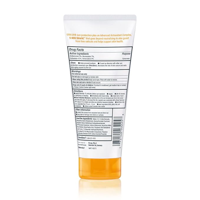 Eucerin Sun Advanced Hydration SPF 50 Sunscreen Lotion, 5 Fl Oz Tube