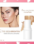 Makeup Sticks Set, Matte Cream Blush Stick for & Contour)