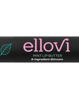 Ellovi Natural Lip Butter Lip Balm - Mint - Pure Enough to Eat - Made With Just 6 Vegan Ingredients - Moisturizing Lip Care for All Day Hydration (Single)