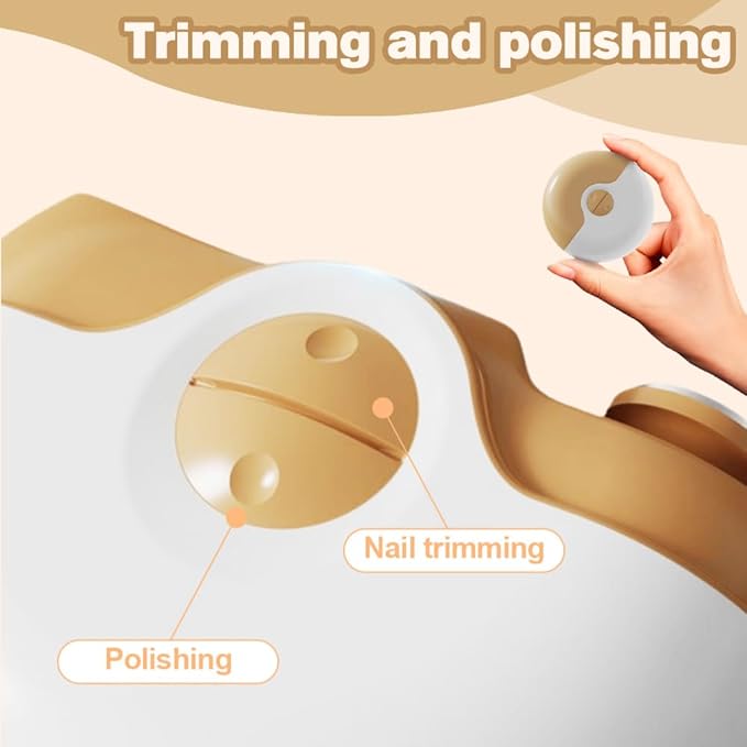 3 in 1 Electric Polishing Automatic Nail Clippers, 2026 New Automatic Nail Trimmer Clippers for Fingers and Toes with 2 Adjustable Speeds, Electric Toe Nail Cutter for Thick Toenails Seniors (Black)