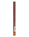 NYX PROFESSIONAL MAKEUP Duck Plump Plumping Lip Liner, Matte Pencil With Up To 10HR Wear, Subtle Touch (Deep Nude Lip Liner)
